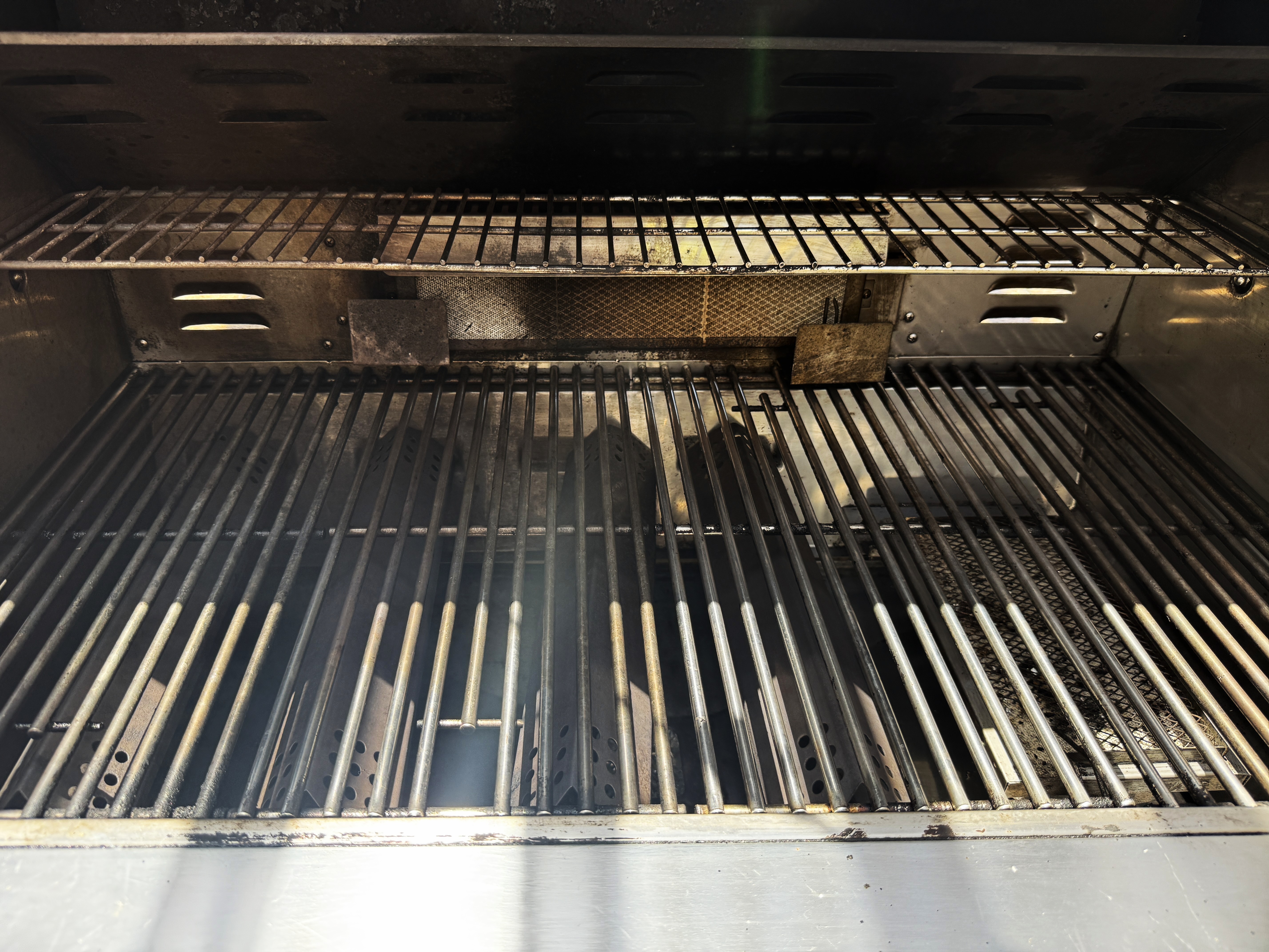 Clean grill after cleaning
